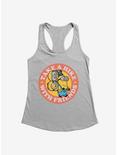 Minions Hike With Friends Womens Tank Top, HEATHER, hi-res