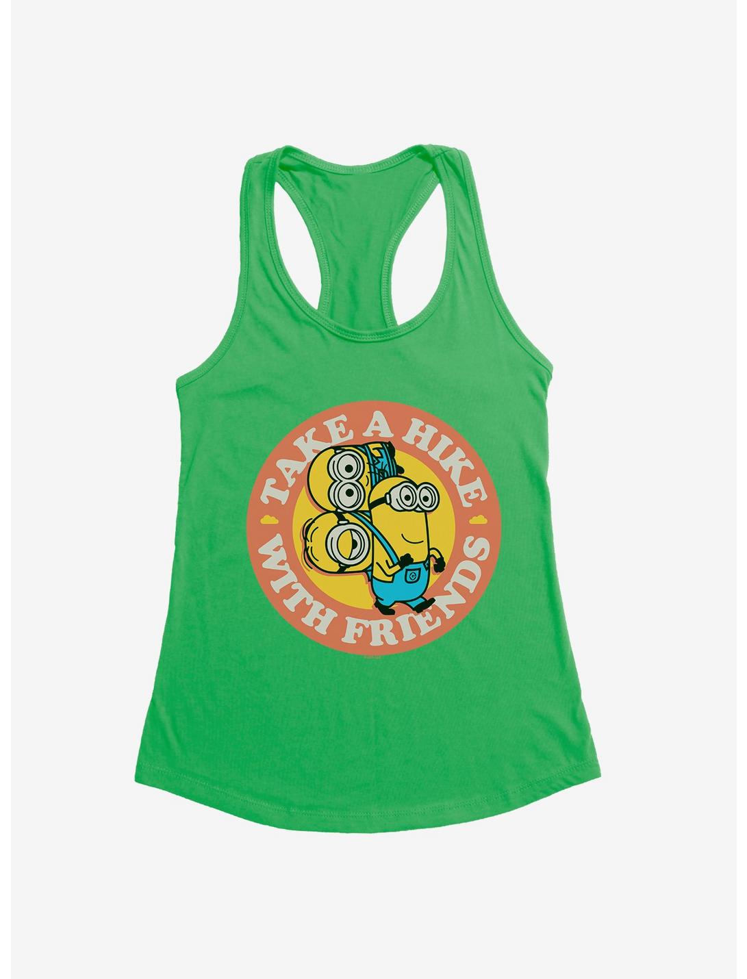 Minions Hike With Friends Womens Tank Top, KELLY GREEN, hi-res