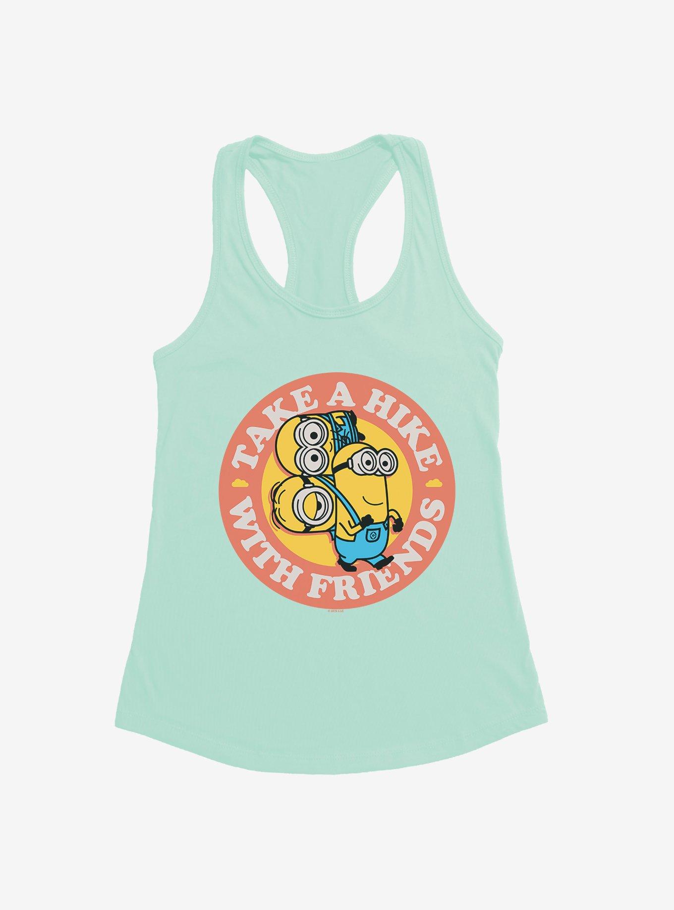 Minions Hike With Friends Womens Tank Top, MINT, hi-res