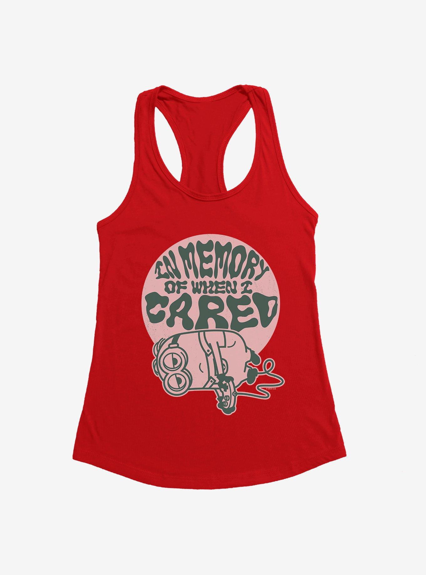 Minions In Memory Womens Tank Top, RED, hi-res