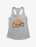 Minions Left Unsupervised Womens Tank Top, HEATHER, hi-res