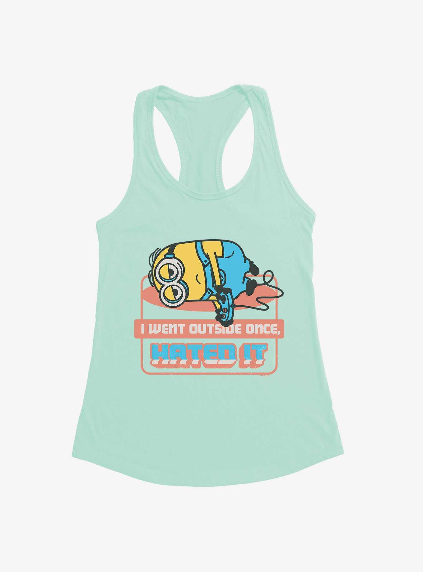 Minions Stay Inside Womens Tank Top, , hi-res