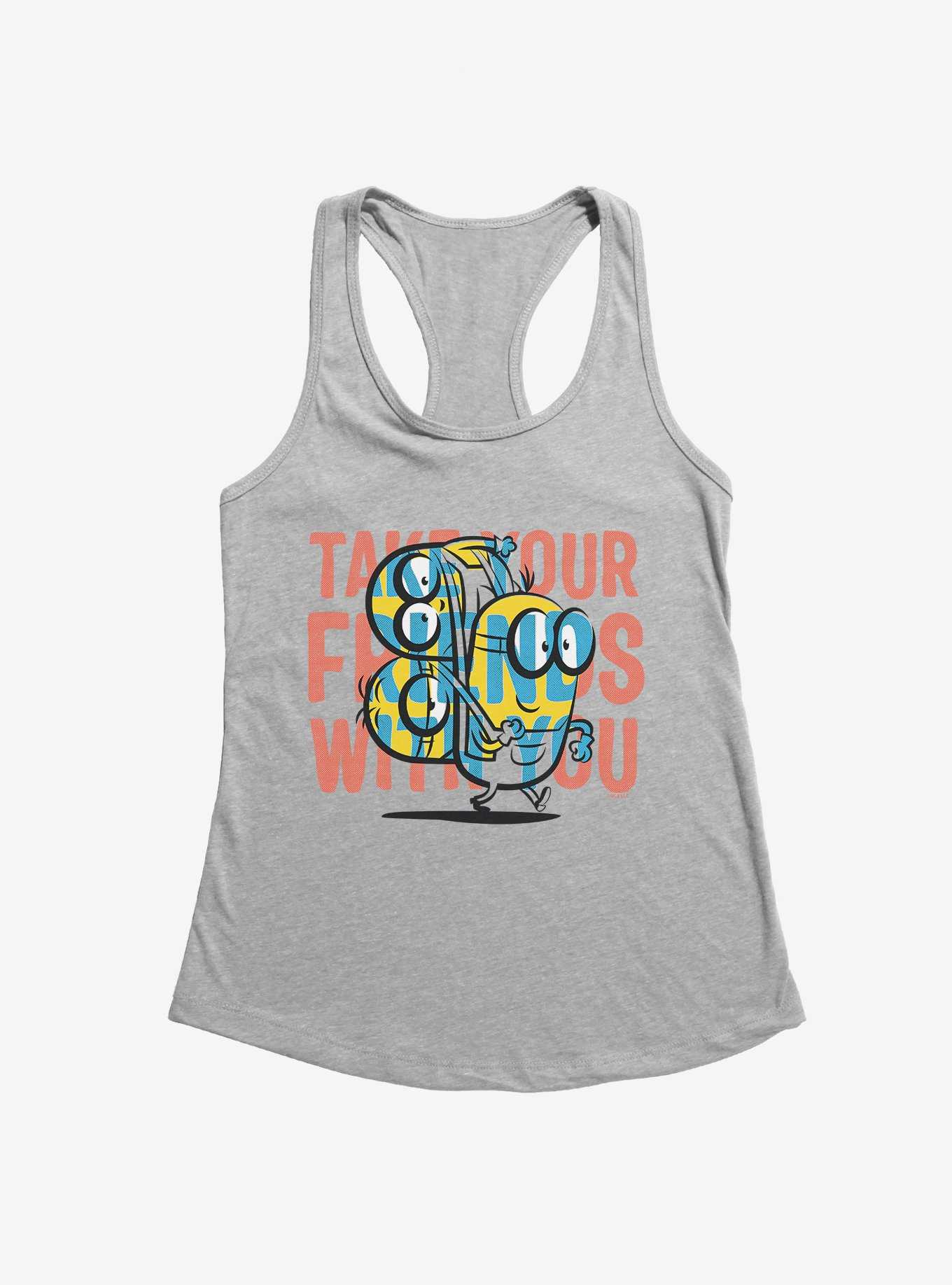 Minions Take Your Friends Womens Tank Top, , hi-res