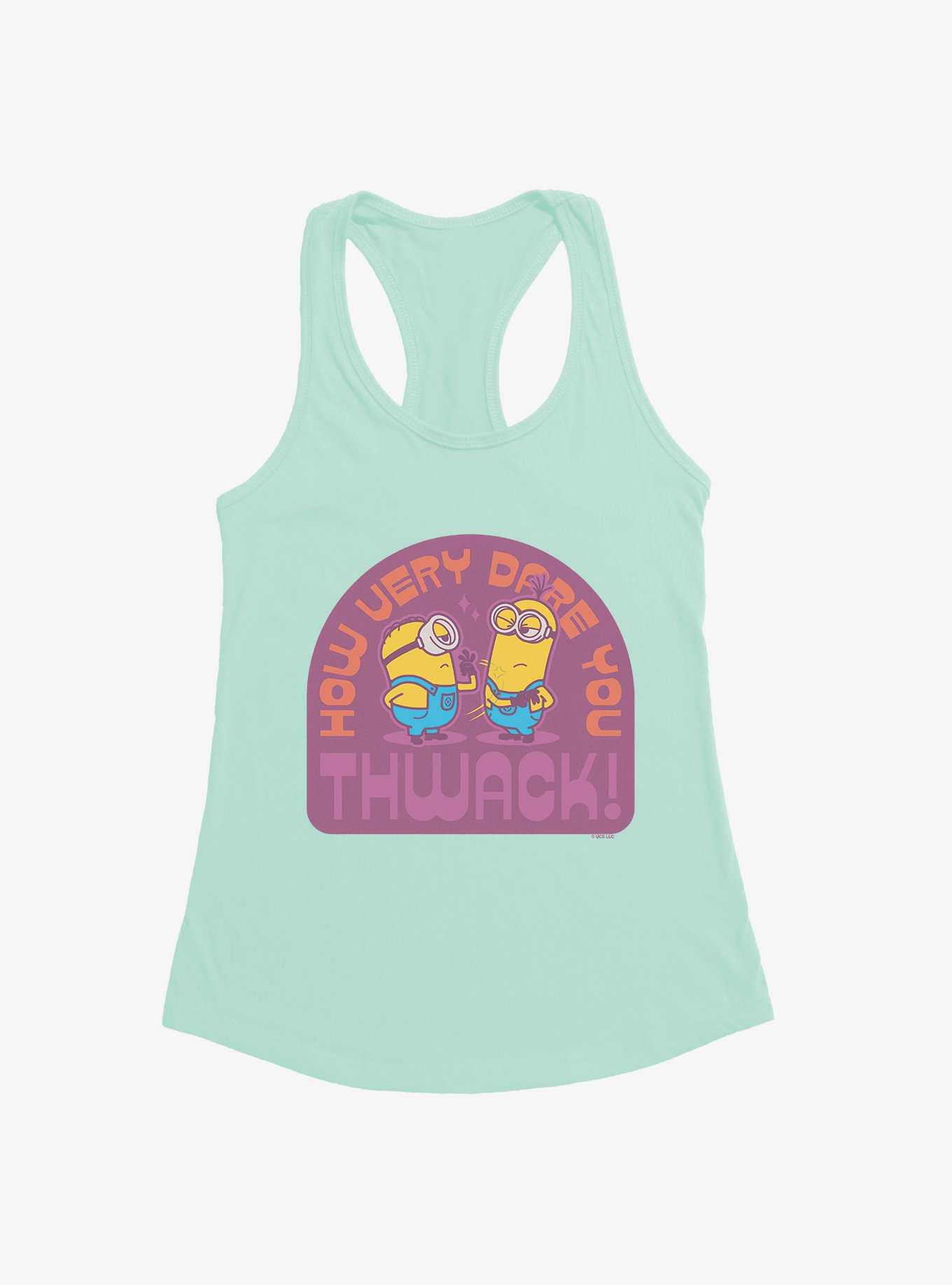 Minions Vintage How Dare You Womens Tank Top, , hi-res