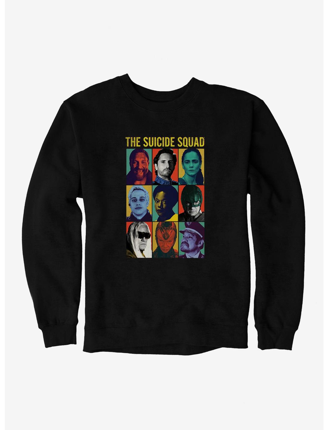 DC Comics The Suicide Squad Characters Retro Sweatshirt, , hi-res