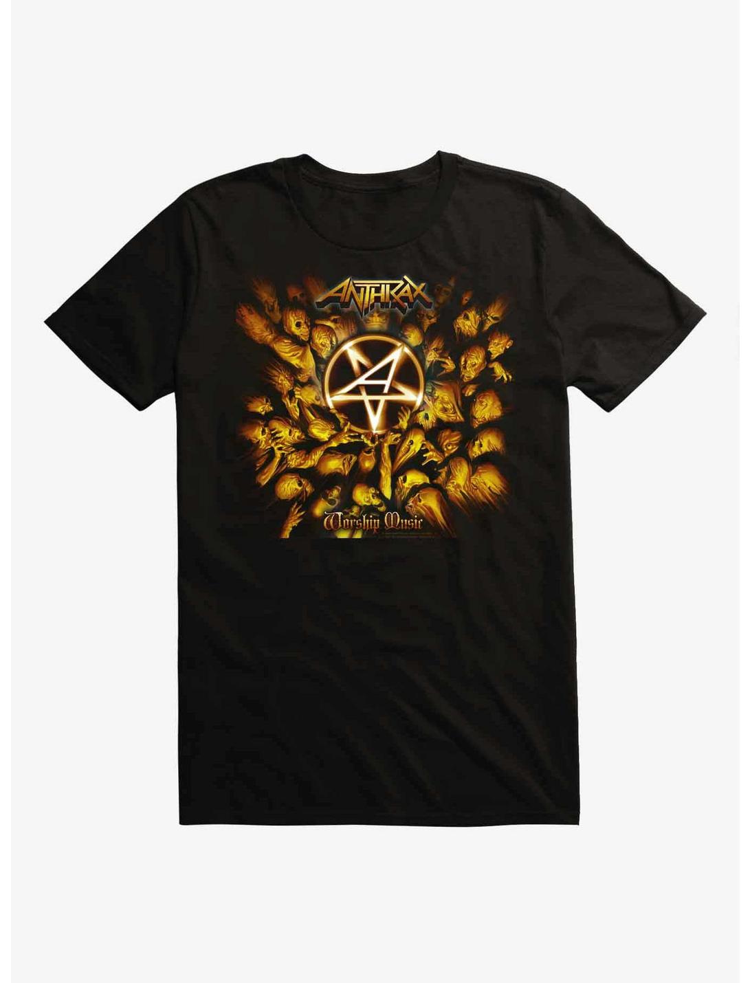 Anthrax Worship Music T-Shirt, BLACK, hi-res