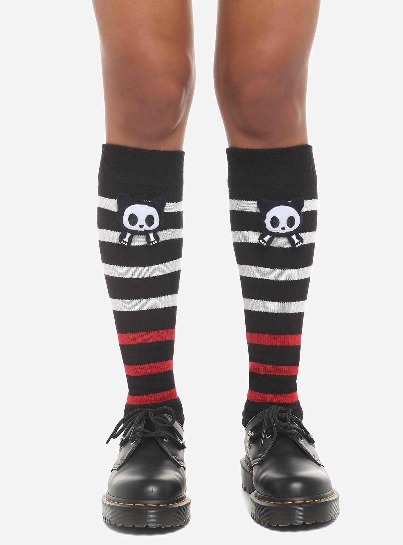 Skelanimals Kit Stripe Leg Warmers, , hi-res