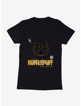Harry Potter Hufflepuff Seal Motto Womens T-Shirt, , hi-res