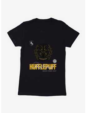 Harry Potter Hufflepuff Seal Motto Womens T-Shirt, , hi-res