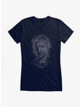 Plus Size Supernatural Dean Squiggle Sketch Girl's T-Shirt, , hi-res