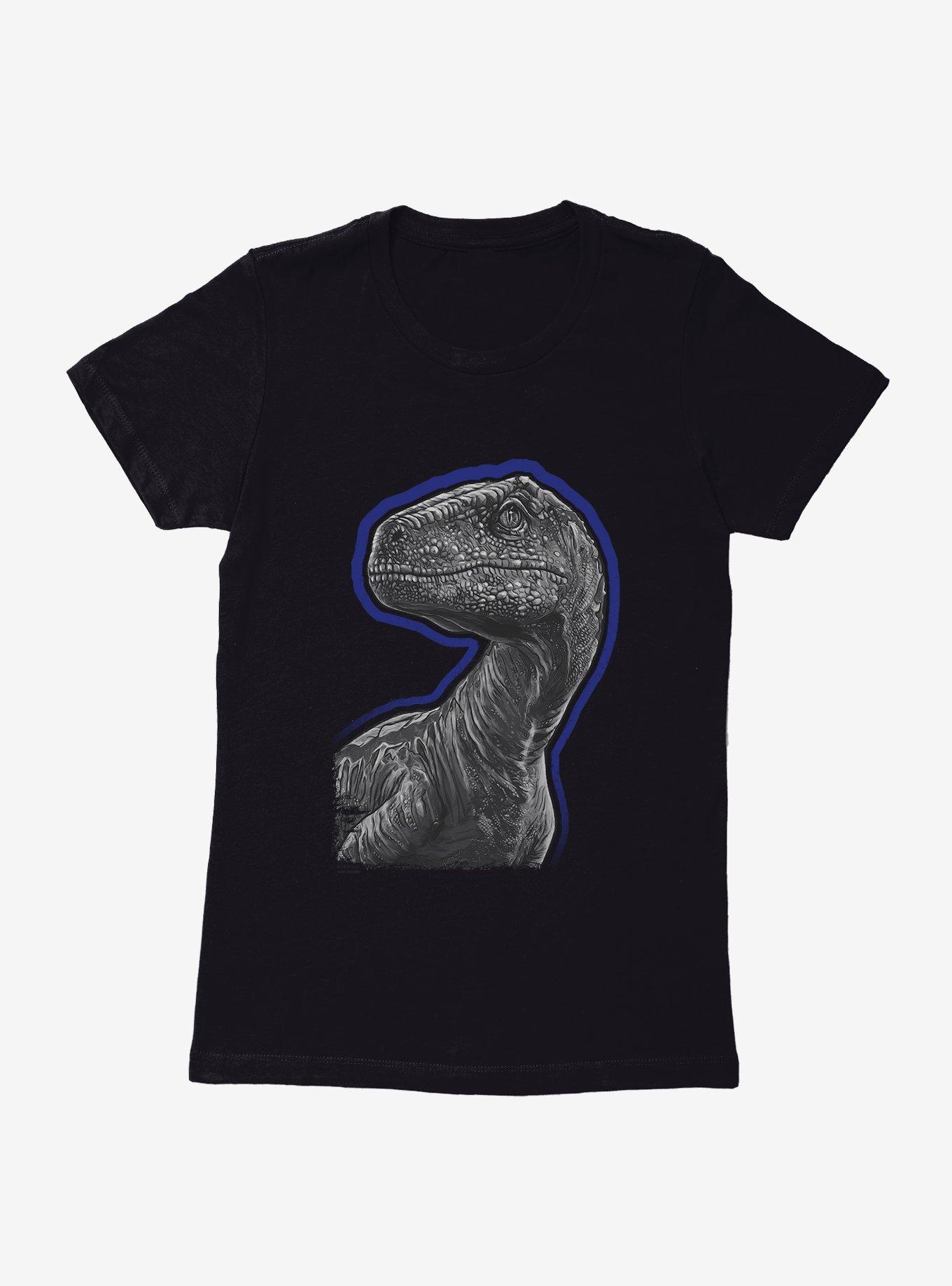 Jurassic World Velociraptor Outline Womens T-Shirt, , hi-res