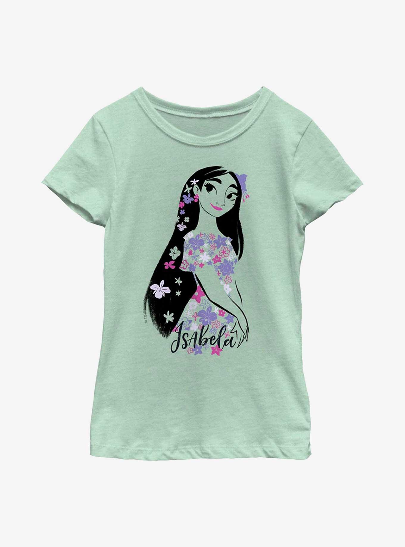 Disney Encanto Isabela Youth Girls T-Shirt, MINT, hi-res