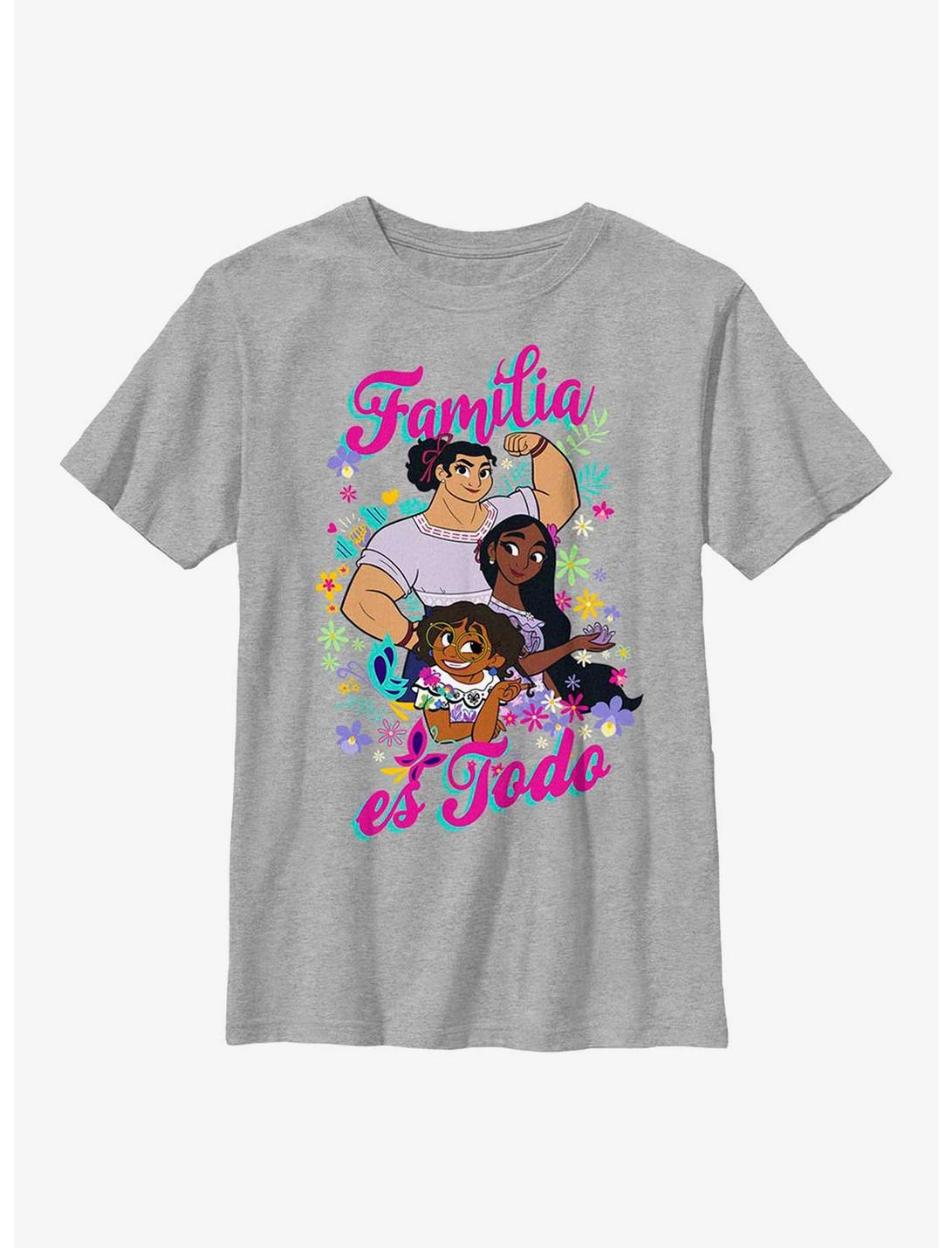 Disney Encanto Familia Es Todo Youth T-Shirt, ATH HTR, hi-res