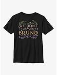 Disney Encanto We Don't Talk About Bruno Youth T-Shirt, BLACK, hi-res