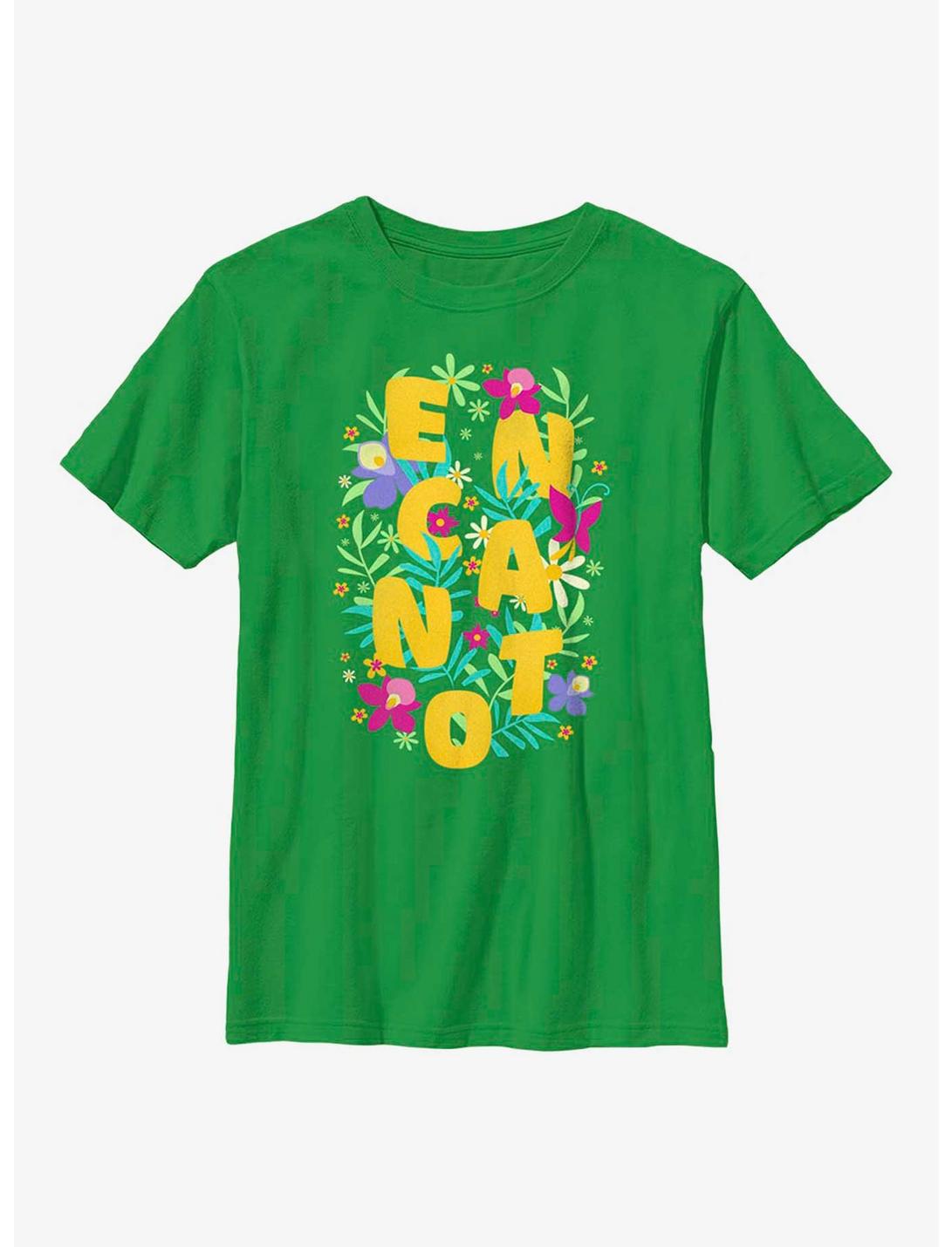 Disney Encanto Flower Arrangement Youth T-Shirt, KELLY, hi-res