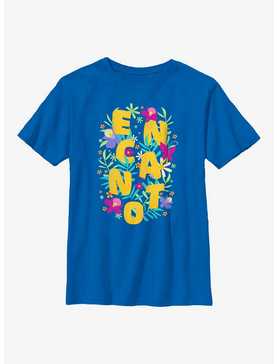 Disney Encanto Flower Arrangement Youth T-Shirt, ROYAL, hi-res