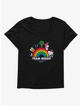 Hello Kitty & Friends Earth Day Team Green Womens T-Shirt Plus Size, , hi-res