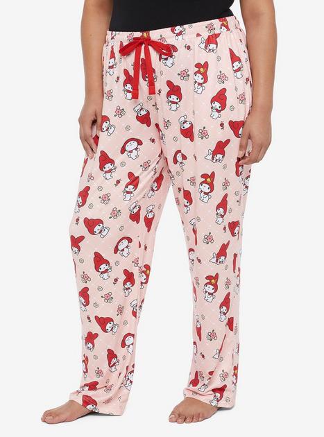 My Melody Allover Print Pajama Pants Plus Size | Hot Topic