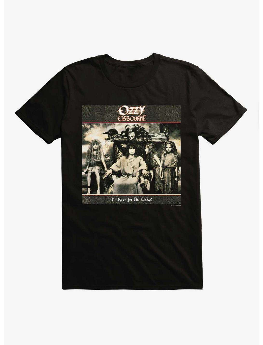 Ozzy Osbourne No Rest For The Wicked T-Shirt, BLACK, hi-res