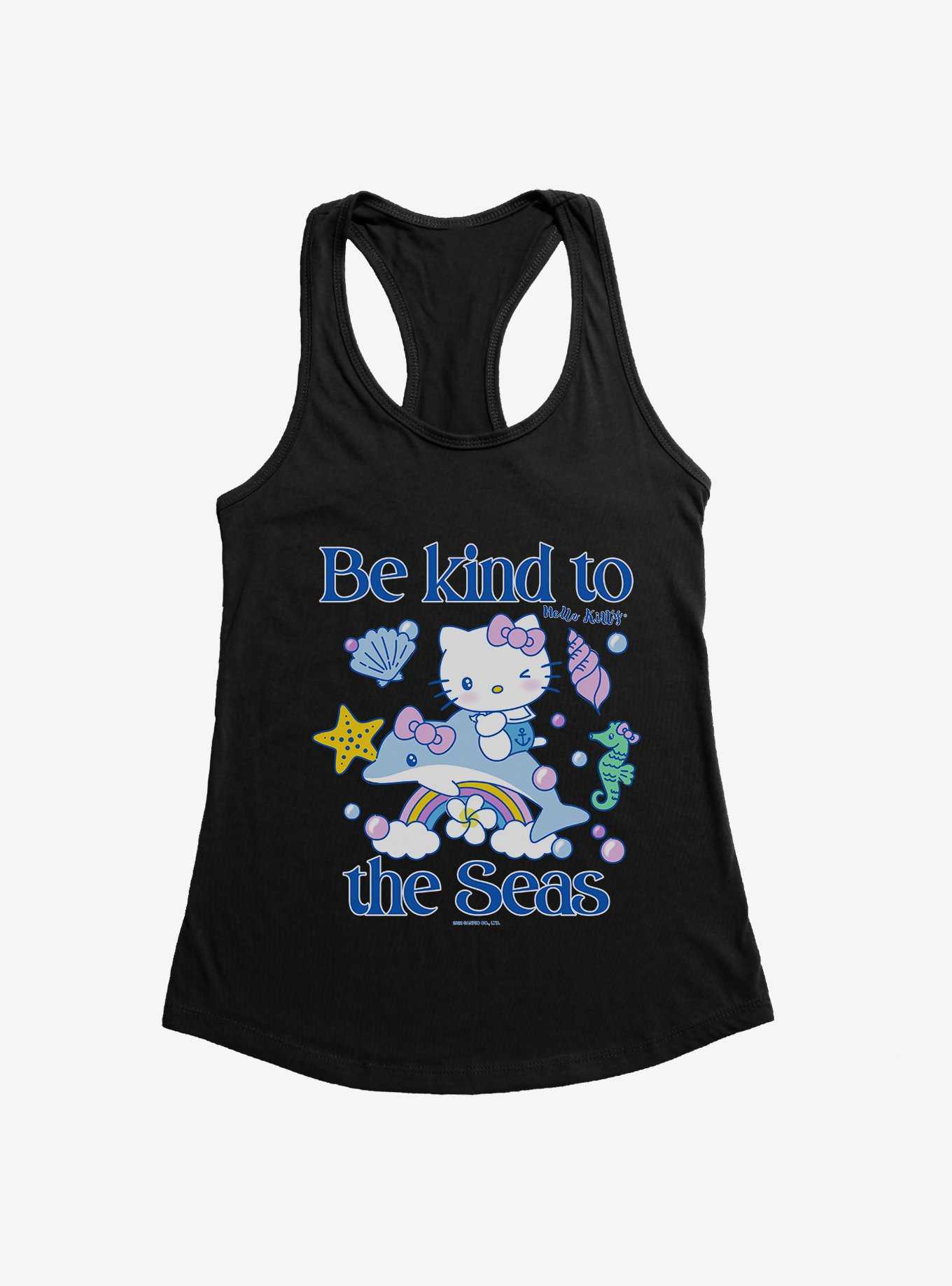 Hello Kitty Be Kind To The Seas Womens Tank Top, , hi-res