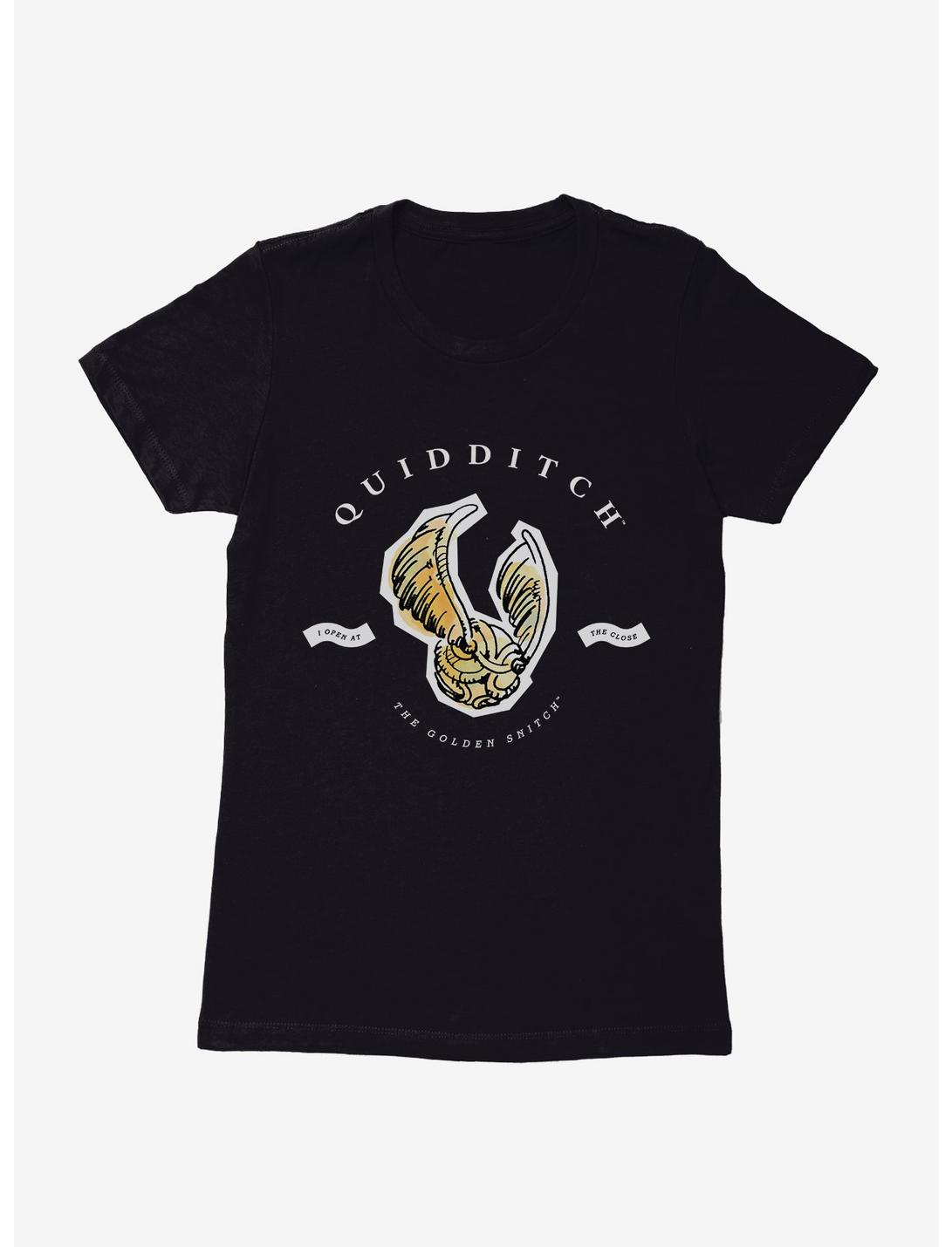 Harry Potter Watercolor Quidditch Golden Snitch Womens T-Shirt, , hi-res