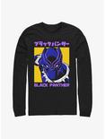 Marvel Black Panther Kanji Long-Sleeve T-Shirt, BLACK, hi-res