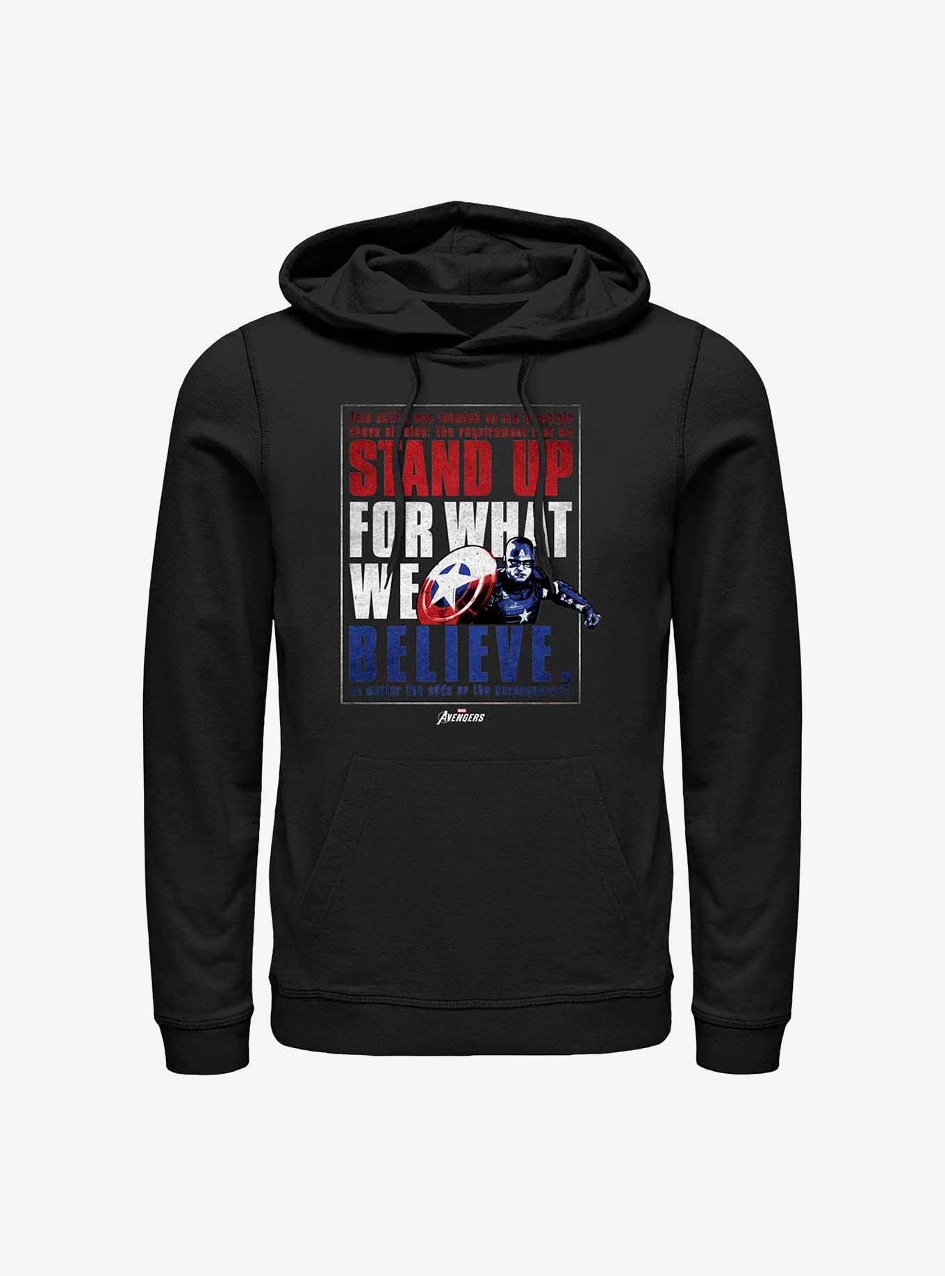 Marvel Captain America Believe Order Hoodie, BLACK, hi-res