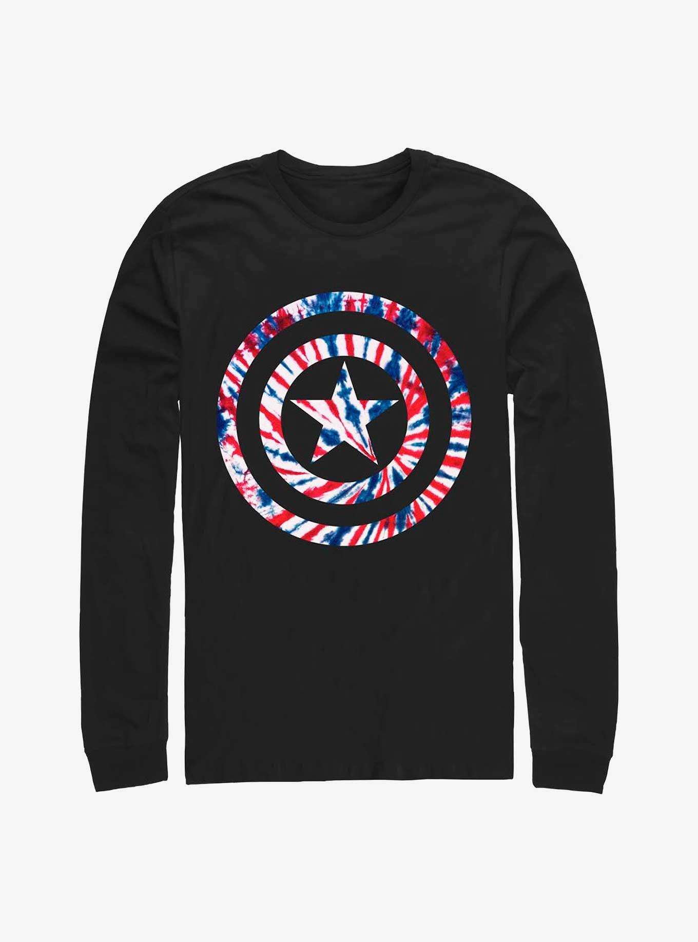 Marvel Captain America Tie-Dye America Long-Sleeve T-Shirt, , hi-res