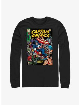 Marvel Captain America Comic Book Cover Long-Sleeve T-Shirt, , hi-res