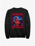 Marvel Deadpool Approved Sweatshirt, BLACK, hi-res