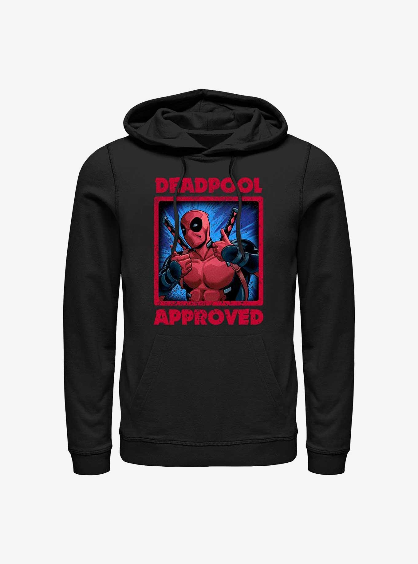 Men's Marvel Deadpool Black and White Unicorn Poster Long Sleeve Graphic Tee, Size: Small