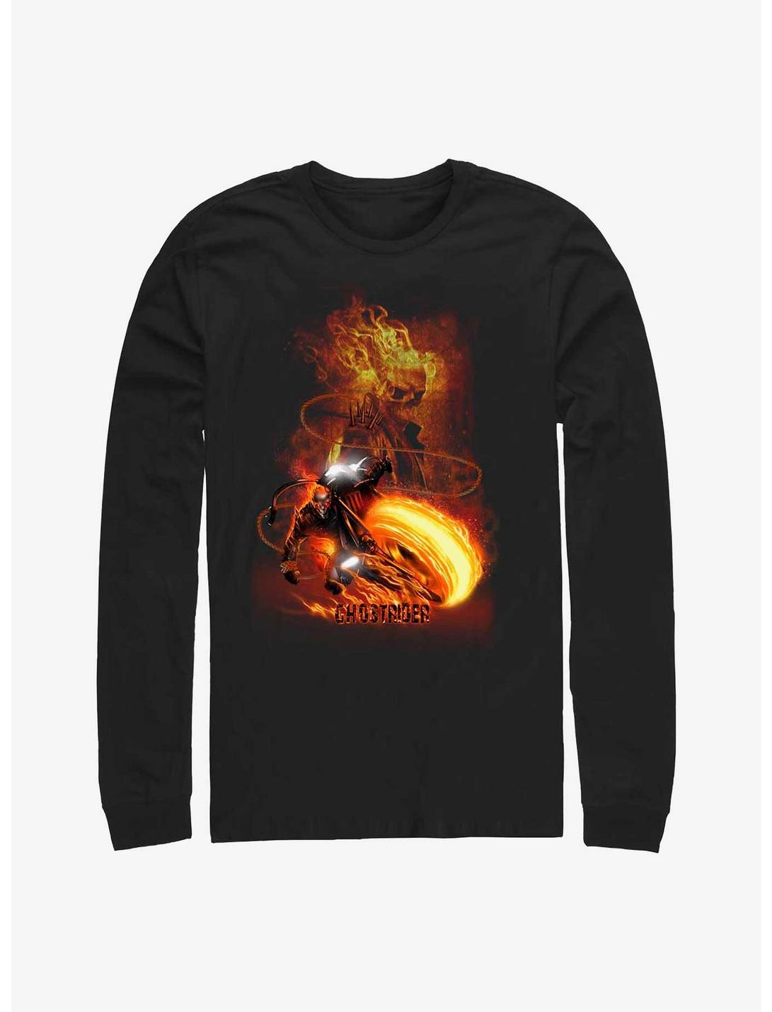 Marvel Ghost Rider Vengeance Rider Long-Sleeve T-Shirt, BLACK, hi-res