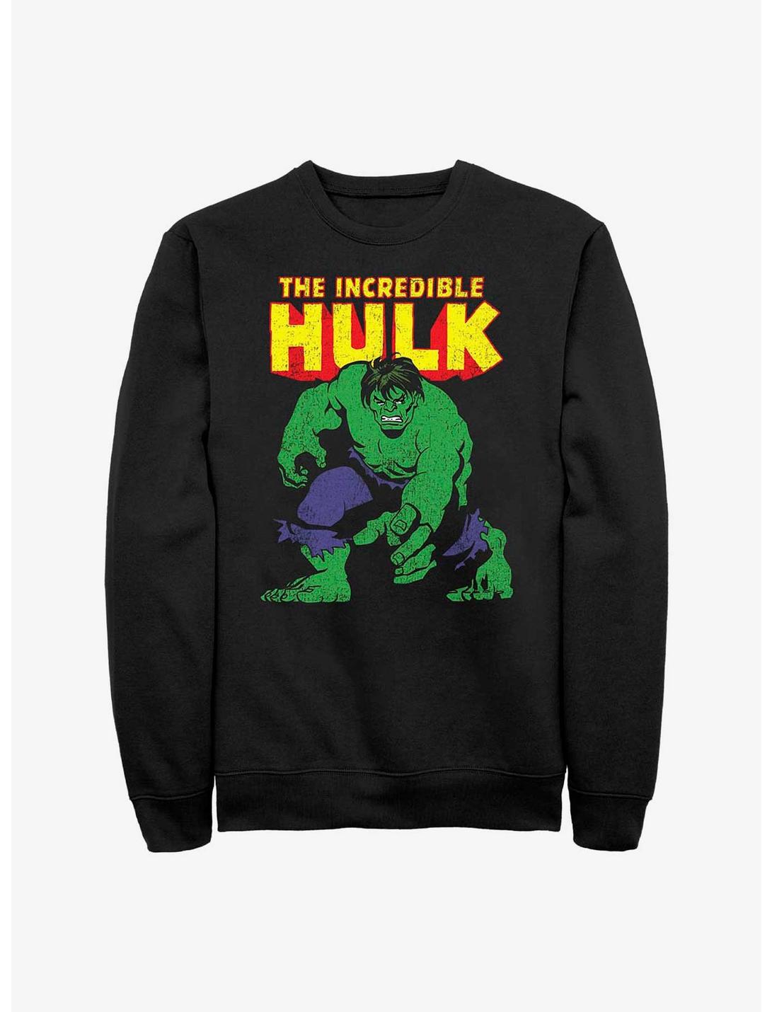 Marvel Hulk The Incredible Hulk Sweatshirt, BLACK, hi-res