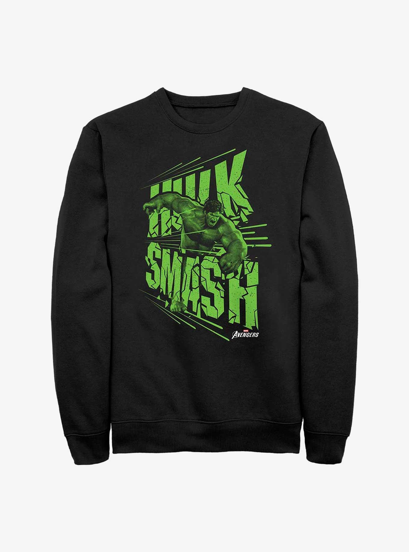 Marvel Hulk Smash Dash Sweatshirt, BLACK, hi-res