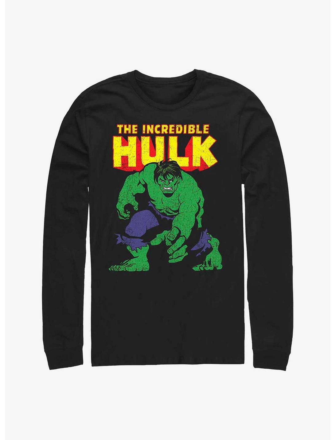 Marvel Hulk The Incredible Hulk Long-Sleeve T-Shirt, BLACK, hi-res
