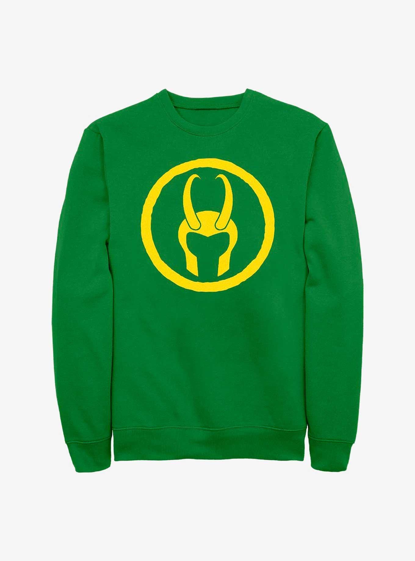 Marvel Loki Helmet Logo Sweatshirt, , hi-res