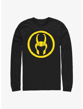 Marvel Loki Helmet Logo Long-Sleeve T-Shirt, , hi-res