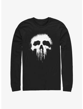 Plus Size Marvel The Punisher Skull Grunge Long-Sleeve T-Shirt, , hi-res