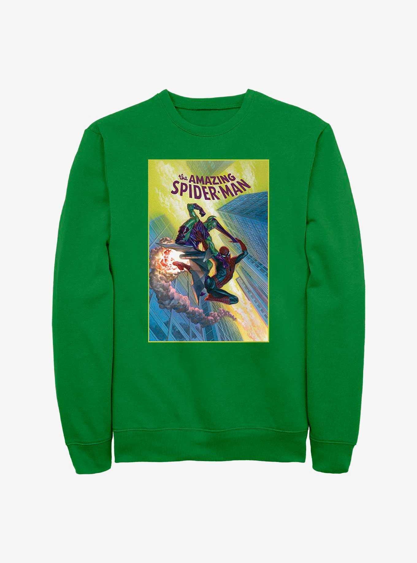 Marvel Spider-Man Green Goblin Fight Sweatshirt, , hi-res