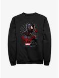 Marvel Spider-Man Miles Morales Profile Sweatshirt, BLACK, hi-res