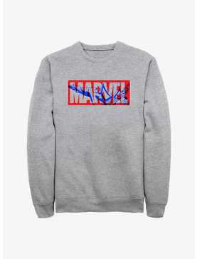 Marvel Spider-Man Overlay Logo Sweatshirt, , hi-res
