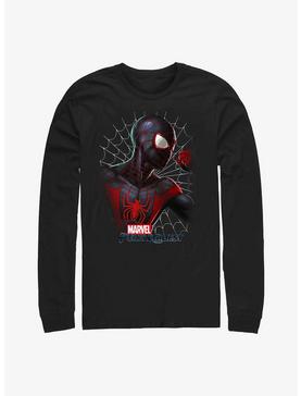 Marvel Spider-Man Miles Morales Profile Long-Sleeve T-Shirt, , hi-res