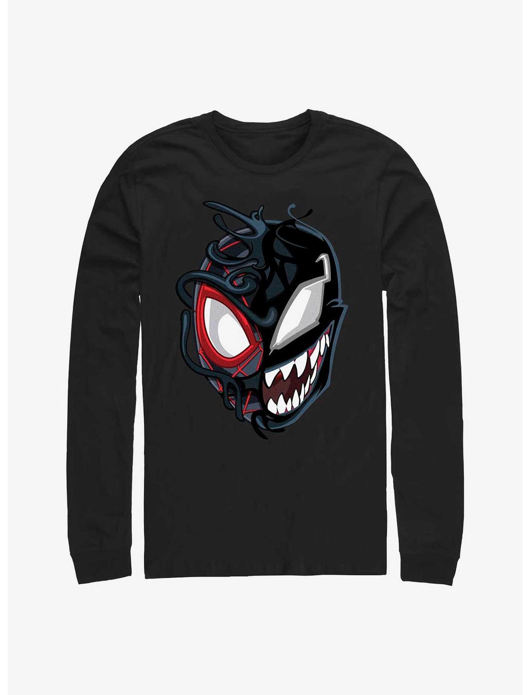 Marvel Venom Miles Venom Long-Sleeve T-Shirt, BLACK, hi-res