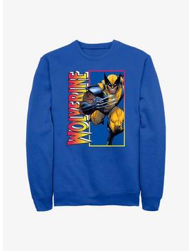 Marvel Wolverine Classic Wolverine Sweatshirt, ROYAL, hi-res