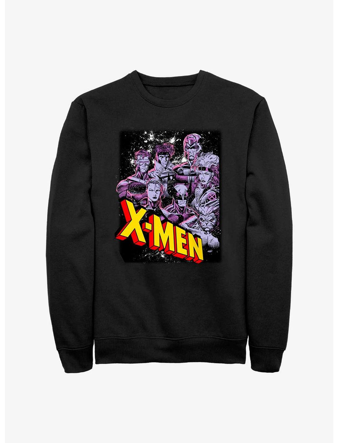 Marvel X-Men Vintage Team Sweatshirt, BLACK, hi-res