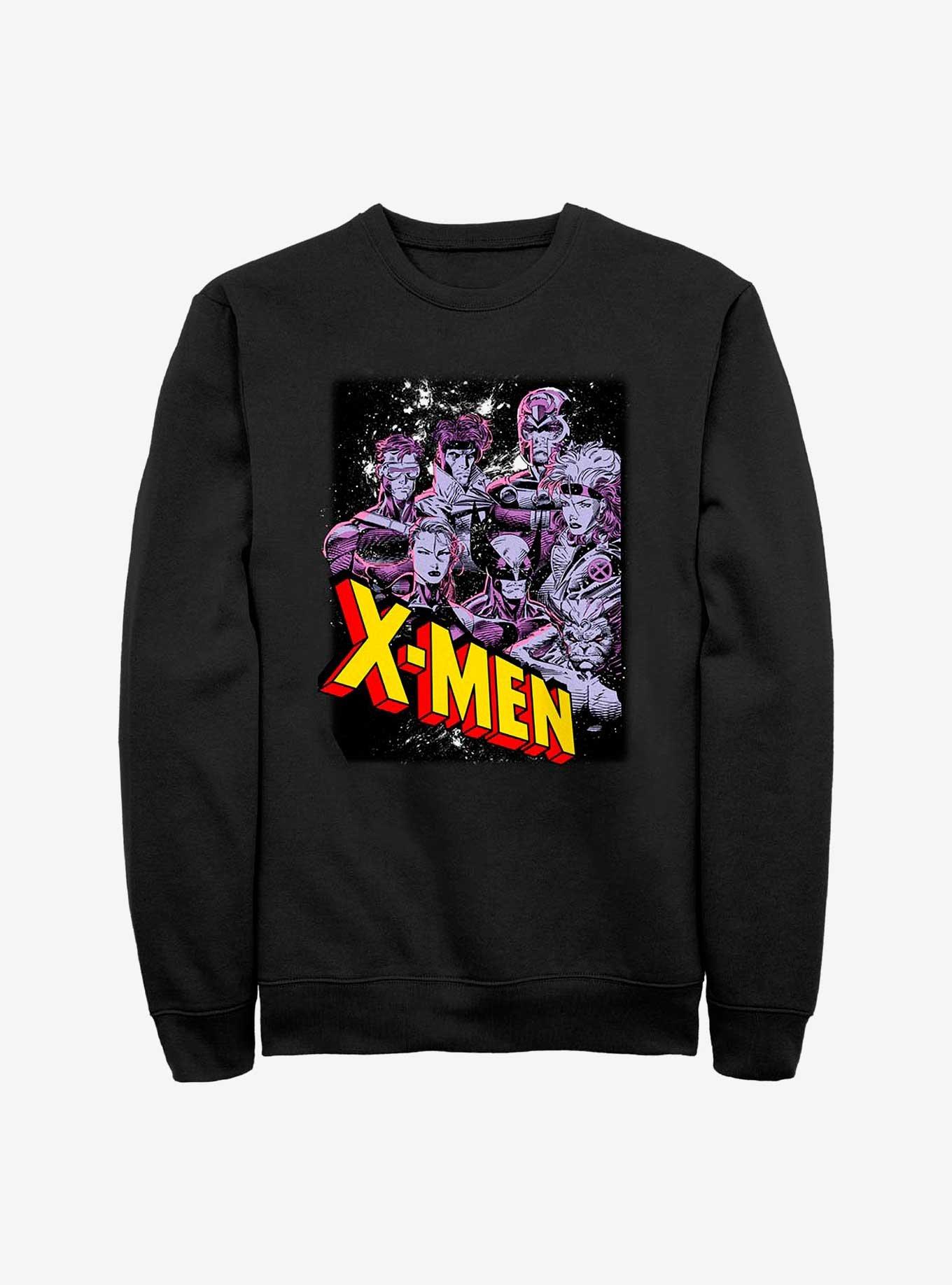 Marvel X-Men Vintage Team Sweatshirt, BLACK, hi-res