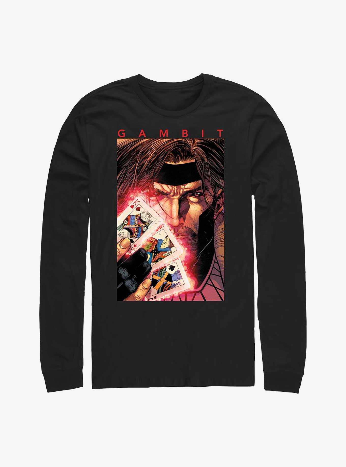 Marvel X-Men Gambit Honor Cards Long-Sleeve T-Shirt, , hi-res