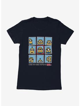 Minions When You Think You're On Mute Womens T-Shirt, MIDNIGHT NAVY, hi-res