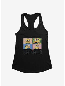 Minions Funny Background Womens Tank Top, , hi-res