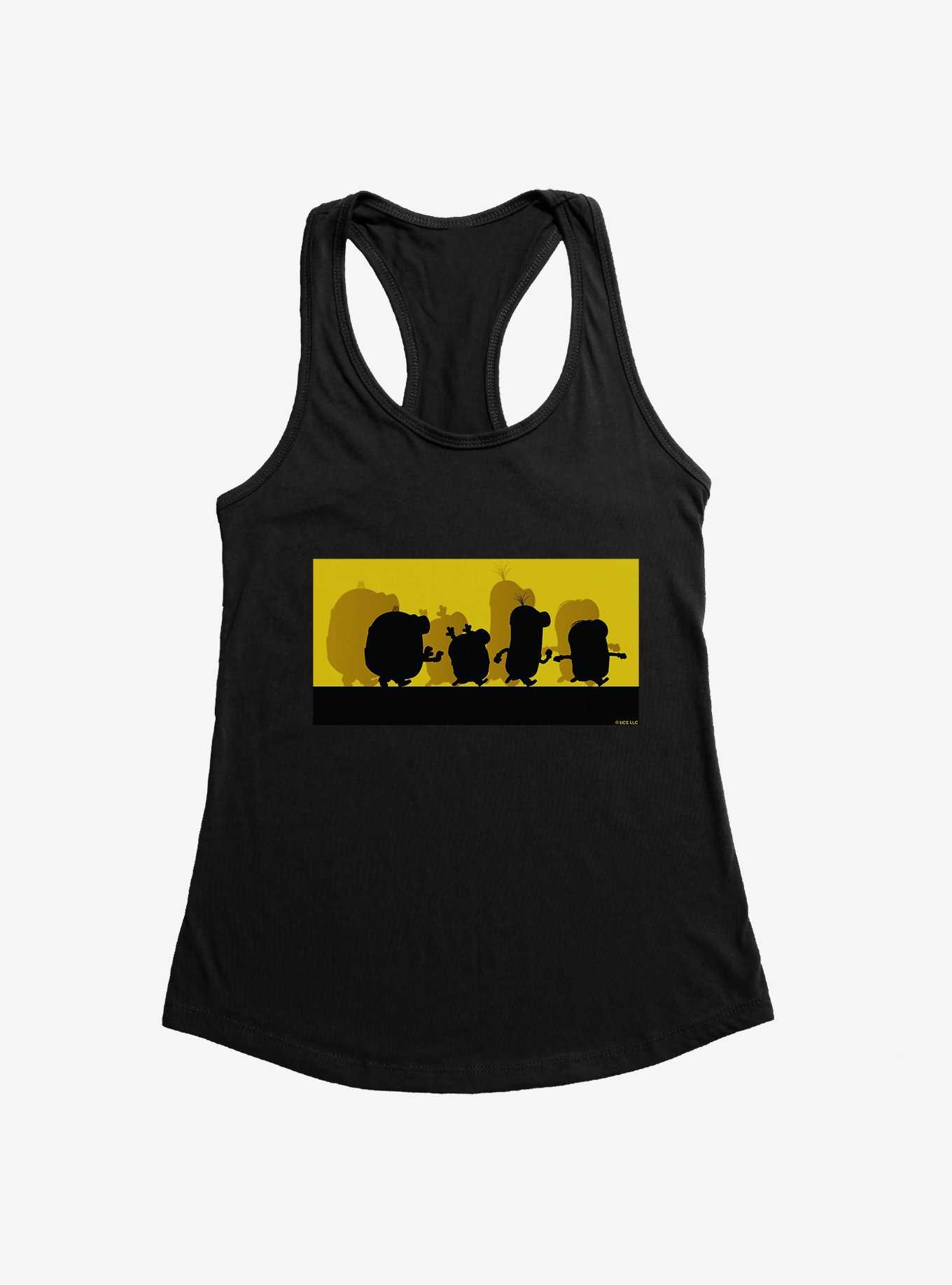 Minions Group Silhouette Womens Tank Top, , hi-res